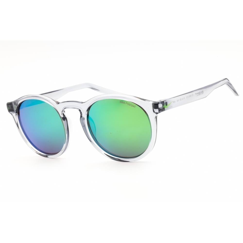 NWT Nike SWERVE P FD1850 Wolf Grey Round 51mm Sunglasses